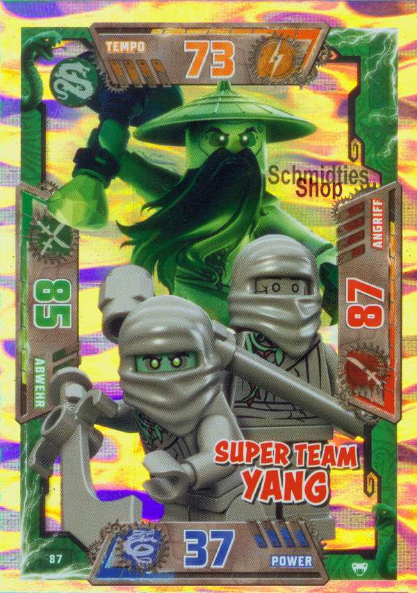 LEGONINJAGO Spezialkarten - 087 - Super Team Yang