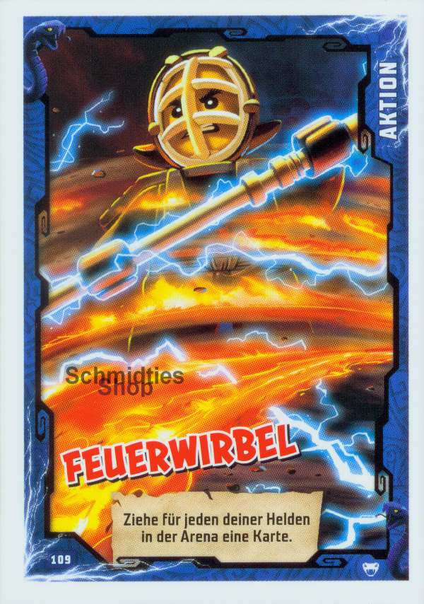LEGONINJAGO Aktionskarte - 109 - Feuerwirbel