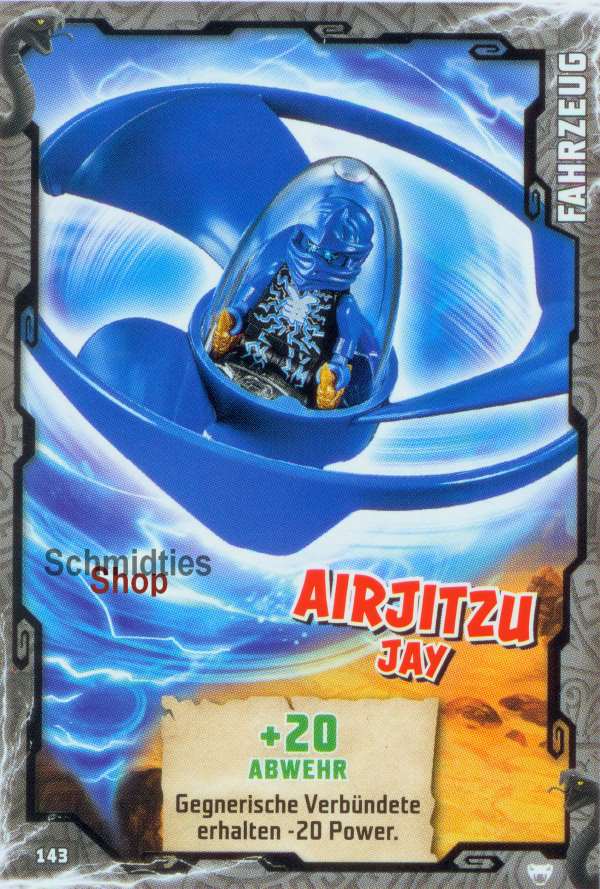 LEGONINJAGO Fahrzeugkarte - 143 - Airjitzu Jay