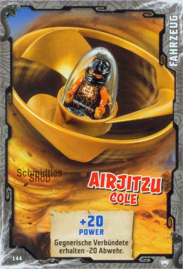 LEGONINJAGO Fahrzeugkarte - 144 - Airjitzu Cole