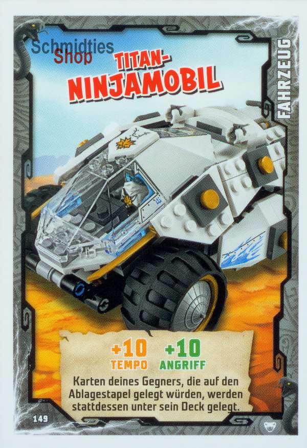 LEGONINJAGO Fahrzeugkarte - 149 - Titan Ninjamobil