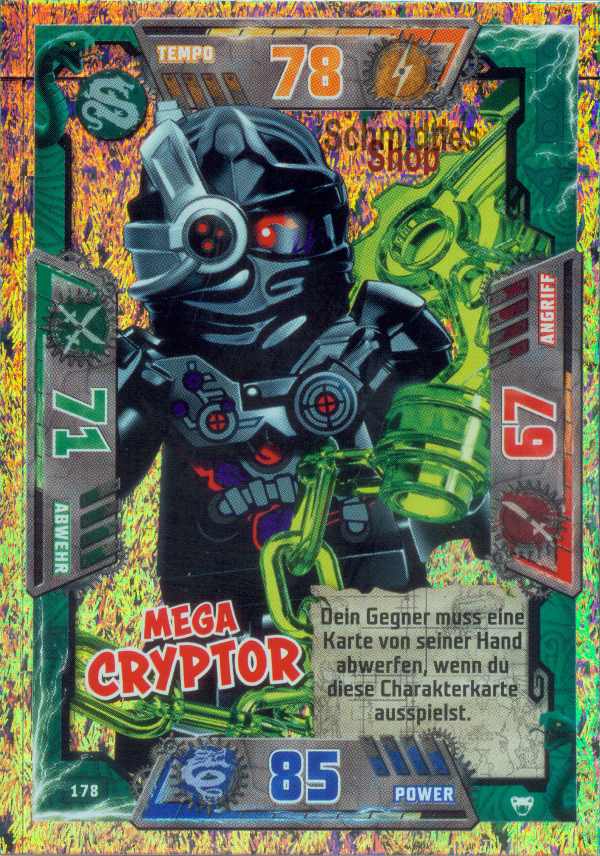 LEGONINJAGO Schurken Megakarten - 178 - Mega Cryptor